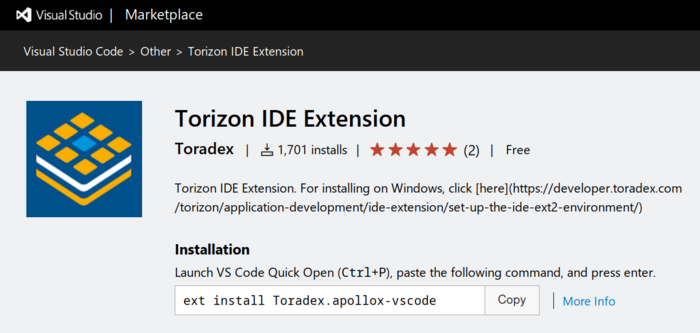 Click on &quot;Get Started&quot; button to download extension file