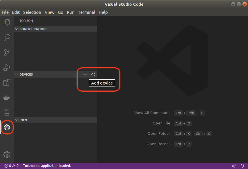 Visual Studio Code - Adding a Device