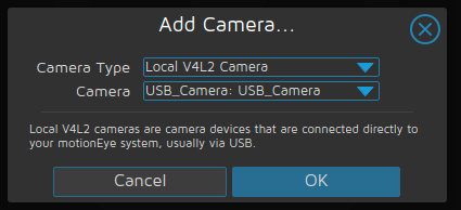 Adding USB webcam