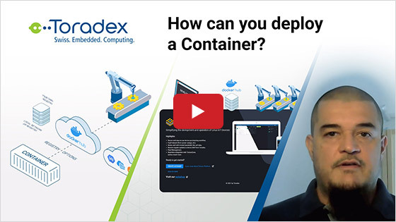 How can you deploy a Container?