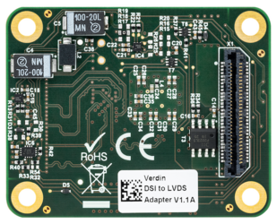 Verdin DSI to LVDS Adapter - back