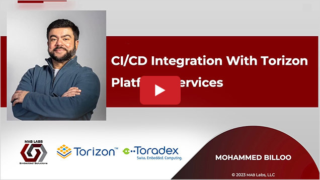 CI/CD Intergration with Torizon Platform Services