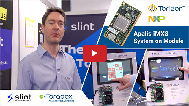 Slint's Fast and Easy UI Toolkit with Torizon and NXP i.MX 8 Apalis System on Module
