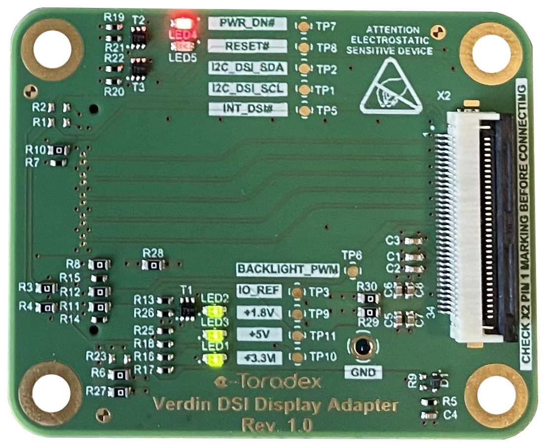 Verdin DSI Display Adapter - Zoom