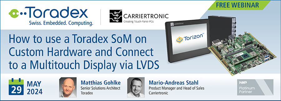 How to use a Toradex SoM on Custom Hardware and Connect to a Multitouch Display via LVDS